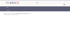 Desktop Screenshot of globaltv.in