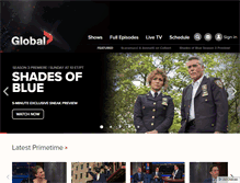 Tablet Screenshot of globaltv.com